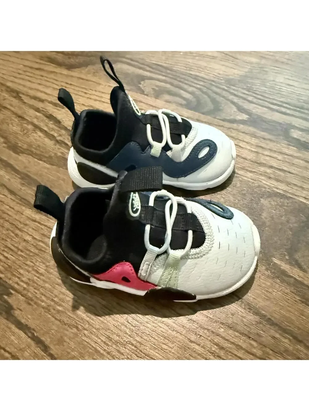 Nike (TD) Nike Huarache E.D.G.E 'Black Gray Pink' Shoes Size 6C